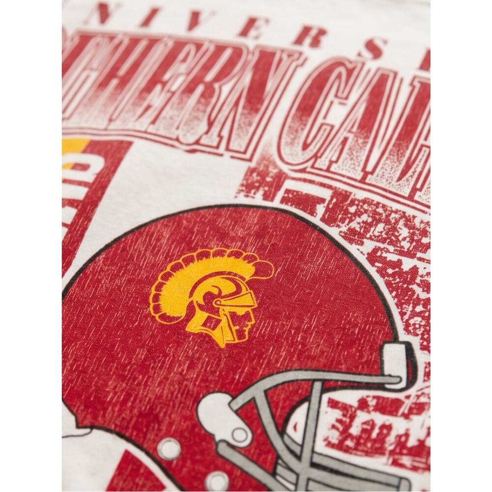 Pressbox White & Red USC Southern California Graphic Sweatshirt - Women - Picture 3 of 7